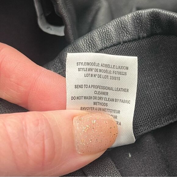 Theory Adbelle Leather Pull On Leggings 4 - Picture 7 of 8